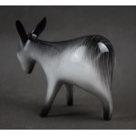 Figurine Donkey, designed by M. Naruszewicz, Ćmielów, 1960s.