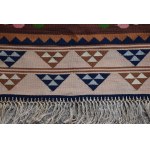 Duży kilim Art Deco, Gliniany, lata 30-te.