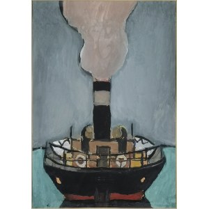 Marek WŁODARSKI (Henryk Streng) (1903-1960), Odjeżdżający okręt, 1948