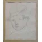 Tadeusz MAKOWSKI (1882-1932), Dziewczynka w kapelusiku
