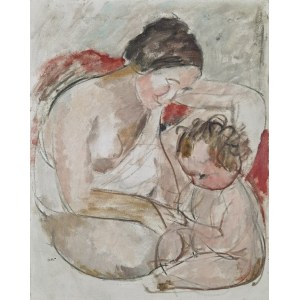 Wojciech WEISS (1875-1950), Maternity, circa 1920.
