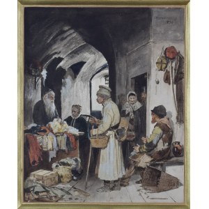 Antoni KOZAKIEWICZ (1841-1929), Trade in old goods, 1880