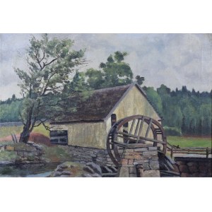 Fritz Von WILLE (1860-1941), Water Mill