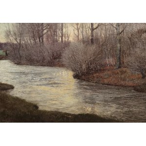Paul WEIMANN (1867-1945), Landschaft mit Fluss
