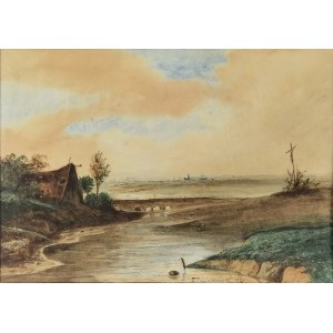 Teofil KWIATKOWSKI (1809-1891), Waterscape, 1842