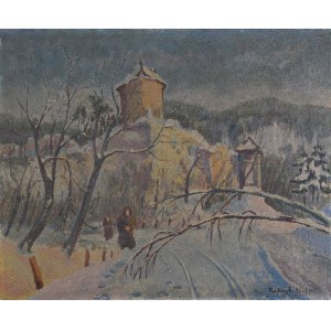 Józef ROJKOWSKI, 20. Jahrhundert, Zimowa porą [Winterzeit], 1952