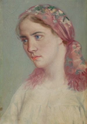 Antoni GAWIŃSKI (1876-1954), Dziewczyna w chuście