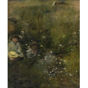 Kazimierz Teofil POCHWALSKI (1855-1940), Children in the Garden