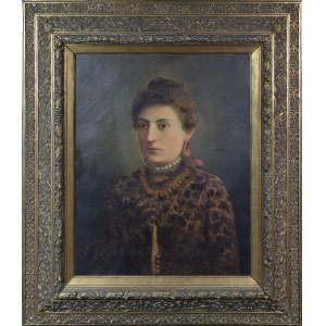 Ludwik GĘDŁEK (1847-1904), Portrait of a Woman - Mother of the Artist