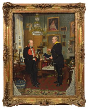Konrad SIMENROTH (1854-1915), Cesarz Wilhelmem I i Otto von Bismarck