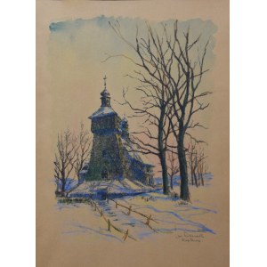 Jan RUBCZAK (1884-1942), Church in Ruptawa in winter
