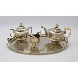 Mikhail Ovchinnikov (active 1888-1917, company since 1853), Tea set