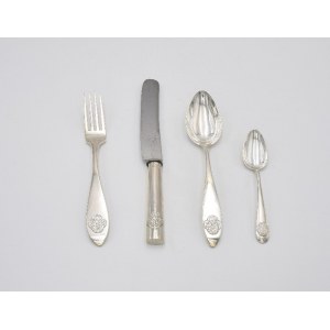 Karol Filip MALCZ, Lawrence KNARA, Dinner cutlery for 12 persons and 9 tea spoons