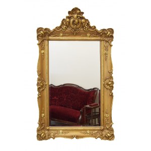 Wall mirror in a gilded frame