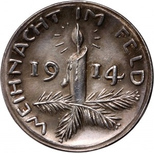 Nemecko, medaila z roku 1914, Vianoce v poli
