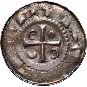 Poland, 11th century, cross denarius