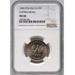 PRL, 1 zloty 1949, copper-nickel