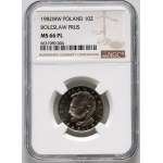 People's Republic of Poland, 10 gold 1982, Boleslaw Prus, PROOFLIKE, NGC top note