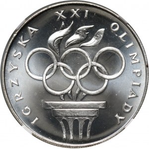 PRL, 200 złotych 1976, Igrzyska XXI Olimpiady, stempel lustrzany (Proof)