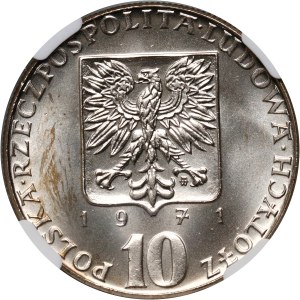 PRL, 10 złotych 1971, FAO - FIAT PANIS