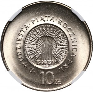 PRL, 10 złotych 1969, 25. Rocznica PRL