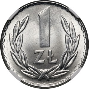 PRL, 1 złoty 1978, bez znaku mennicy