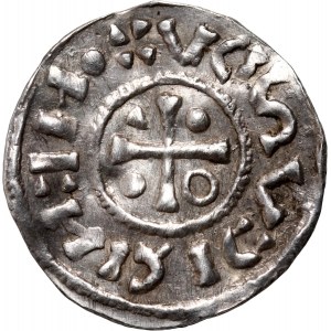 Germany, Bayern, Heinrich II 1002-1024, Denar, Regensburg, mintmaster ENCI
