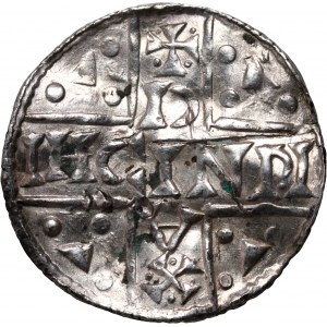 Germany, Bayern, Heinrich V Moseler 1018-1026, Denar, Regensburg, mintmaster OCH