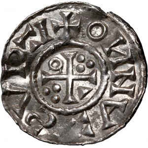 Germany, Bayern, Heinrich II 1002-1024, Denar, Regensburg