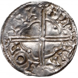 Great Britain, England, Cnut 1016-1035, Denar quatrefoil, mintmaster Leofric ? Leofwine ?, Norwich
