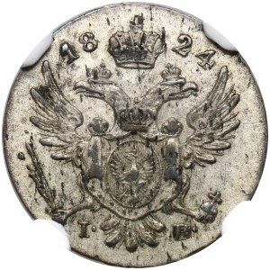 Congress Kingdom, Alexander I, 5 groszy 1824 IB, Warsaw, rare vintage