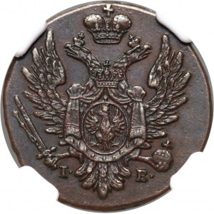 Congress Kingdom, Alexander I, domestic copper penny 1824 IB, Warsaw