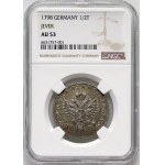 Germany, Jever, Friederike Auguste Sophie, 1/2 Reichsthaler 1798