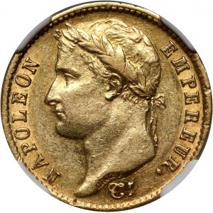 France, Napoleon I, 20 Francs 1811 U, Turin