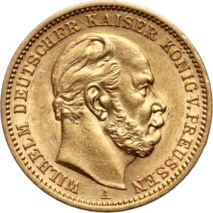 Germany, Prussia, Wilhelm I, 20 Mark 1871 A, Berlin, scarce date