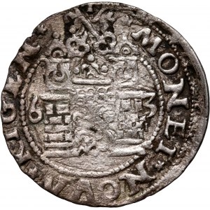 Arcybiskupstwo Rygi, Wilhelm Hohenzollern von Brandenburg, podwójny szeląg 1563
