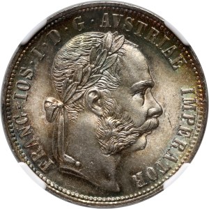 Austria, Franz Joseph I, Florin 1877