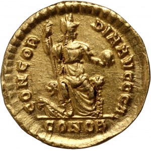 Římská říše, Valentinian II 375-392, solidus, Konstantinopol