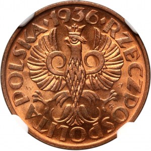 II RP, 2 grosze 1936, Warszawa