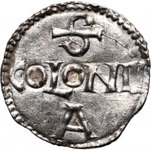 Germany, Otto III 983-1002, Denar, Colonia, additionla cross