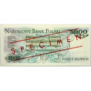 PRL, 5000 złotych 1.06.1986, WZÓR, No. 0355, seria AY