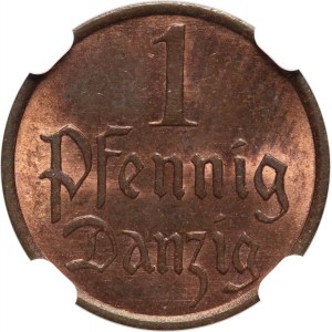Wolne Miasto Gdańsk, 1 fenig 1937, Berlin