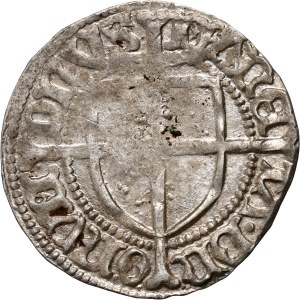 Řád německých rytířů, Fridrich Saský 1498-1510, penny, Königsberg