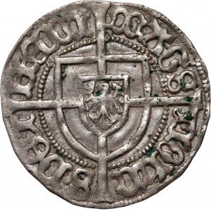 Deutscher Orden, Jan von Tiefen 1489-1497, Pfennig, Königsberg, selten