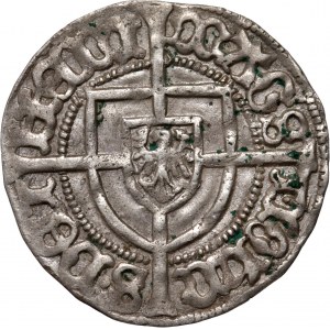 Řád německých rytířů, Jan von Tiefen 1489-1497, groš, Königsberg, vzácný