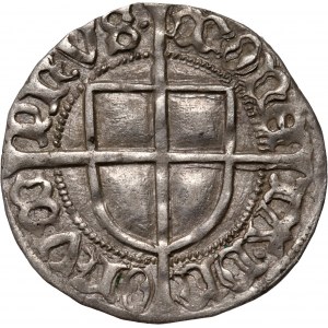 Řád německých rytířů, Jan von Tiefen 1489-1497, groš, Königsberg, vzácný