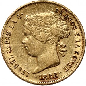 Philippines, Isabel II, 4 Pesos 1868, Manila