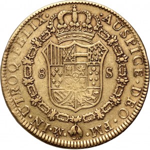 Mexico, Charles III, 8 escudos 1787 Mo FM, Mexico