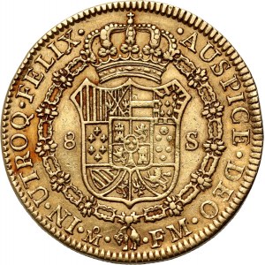 Messico, Carlo IV, 8 scudi 1797 Mo FM, Messico