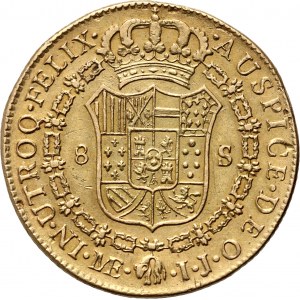 Peru, Karl IV., 8 Escudos 1793 LIMAE IJ, Lima